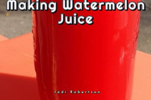 Making Watermelon Juice