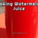 Making Watermelon Juice