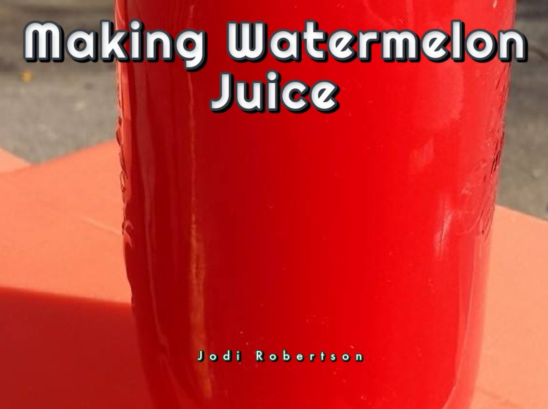 Making Watermelon Juice