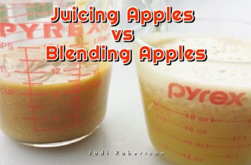 Juicing Apples vs Blending Apples
