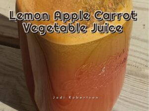 Lemon Apple Carrot Vegetable Juice