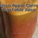 Lemon Apple Carrot Vegetable Juice