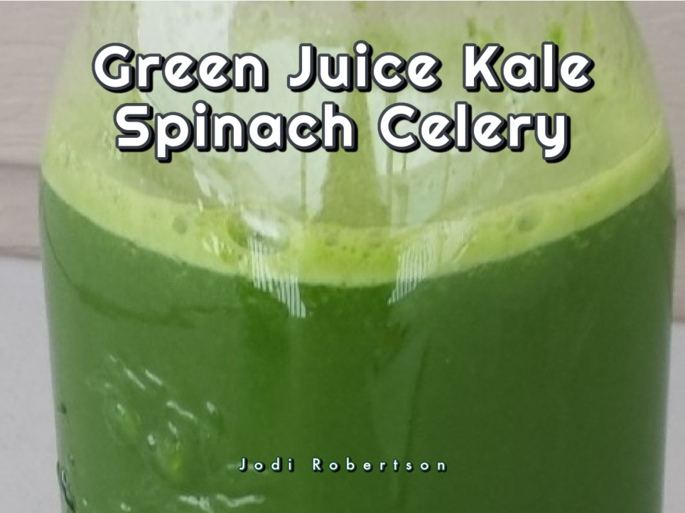 Green Juice Kale Spinach Celery