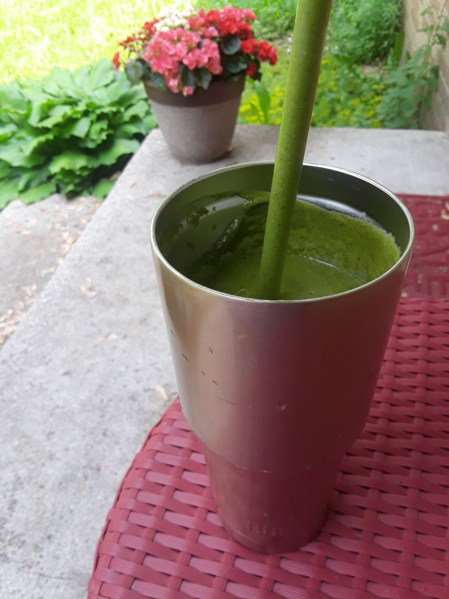 Tropical Fruit Green Smoothie