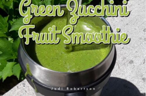 Green Zucchini Fruit Smoothie