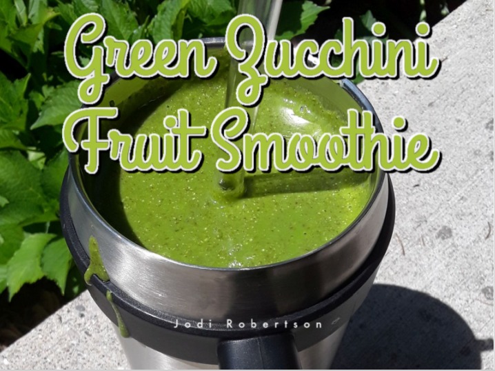 Green Zucchini Fruit Smoothie