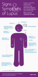 Lupus Signs and Symptoms Infographic