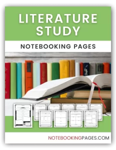 Literature Study (or Book Report) Notebooking Pages