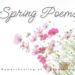 Spring Poems Photo by TOMOKO UJI on Unsplash