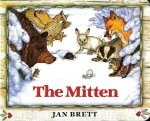 The Mitten Board Book by Jan Brett