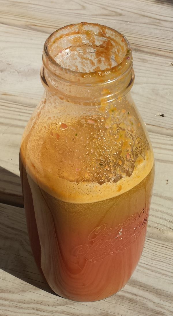 Lemon Apple Carrot Vegetable Juice