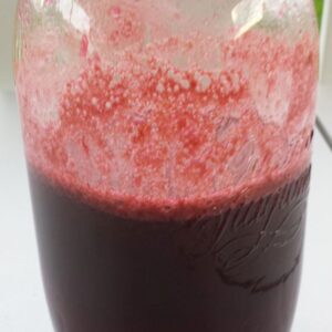 Romaine Bell Pepper Cucumber Cherry Tomato Beet Juice