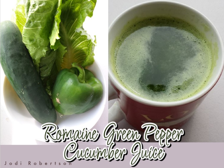 Romaine Green Pepper Cucumber Juice