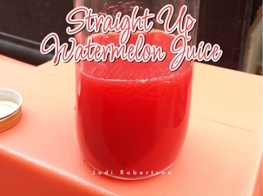 Straight Up Watermelon Juice