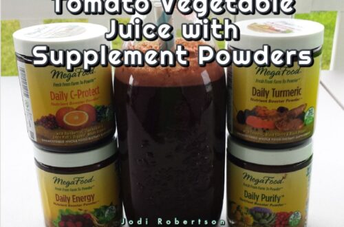 Tomato Vegetable Juice with Supplement Powders