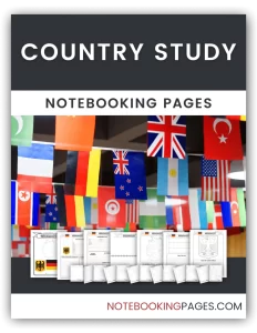 Country Study Notebooking Pages
