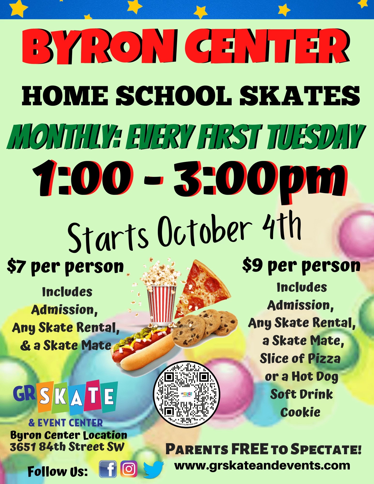 Byron Center Fun Spot Skate Homeschool Skate - Homeschooling on a ...