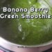 Banana Berry Green Smoothie