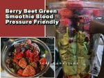 Berry Beet Green Smoothie Blood Pressure Friendly