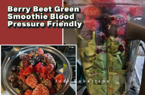 Berry Beet Green Smoothie Blood Pressure Friendly