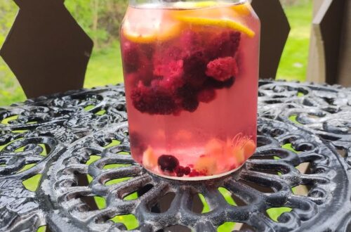 Berry Lemon Ginger Infused Water