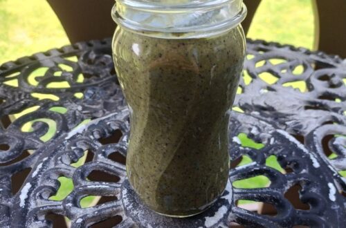 Blueberry Basil Smoothie