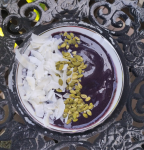 Purple Sweet Potato Blueberry Smoothie Bowl