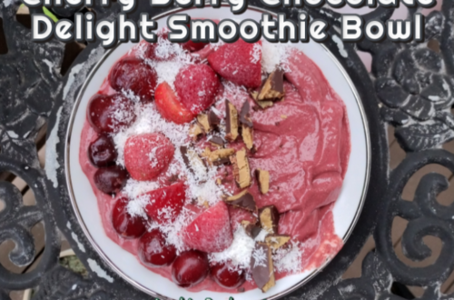 Cherry Berry Chocolate Delight Smoothie Bowl