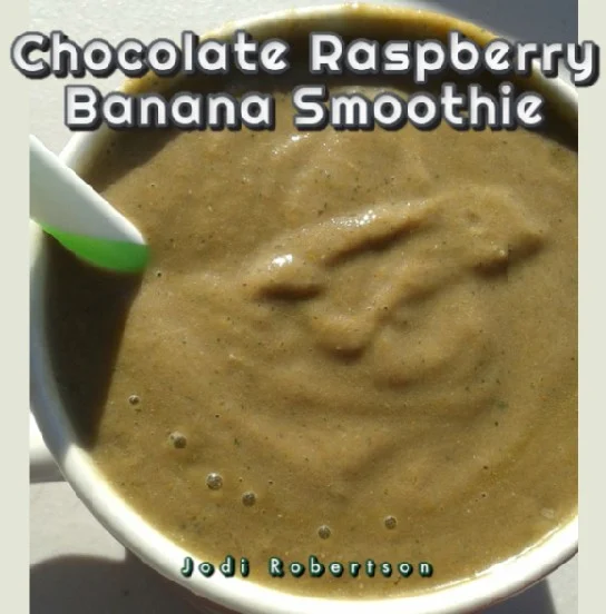 Chocolate Raspberry Banana Smoothie