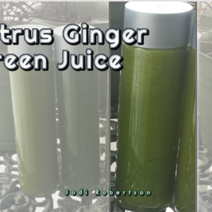 Citrus Ginger Green Juice