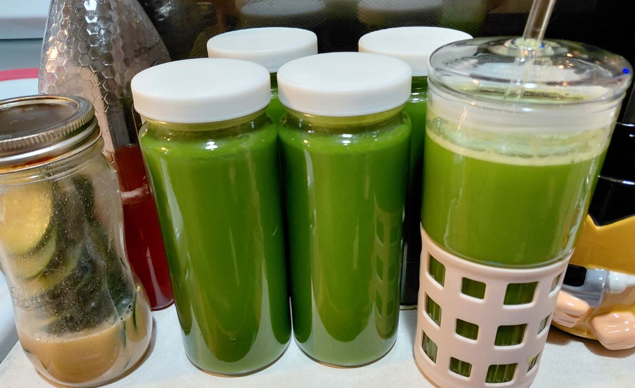 Cucumber Apple Lime Green Juice