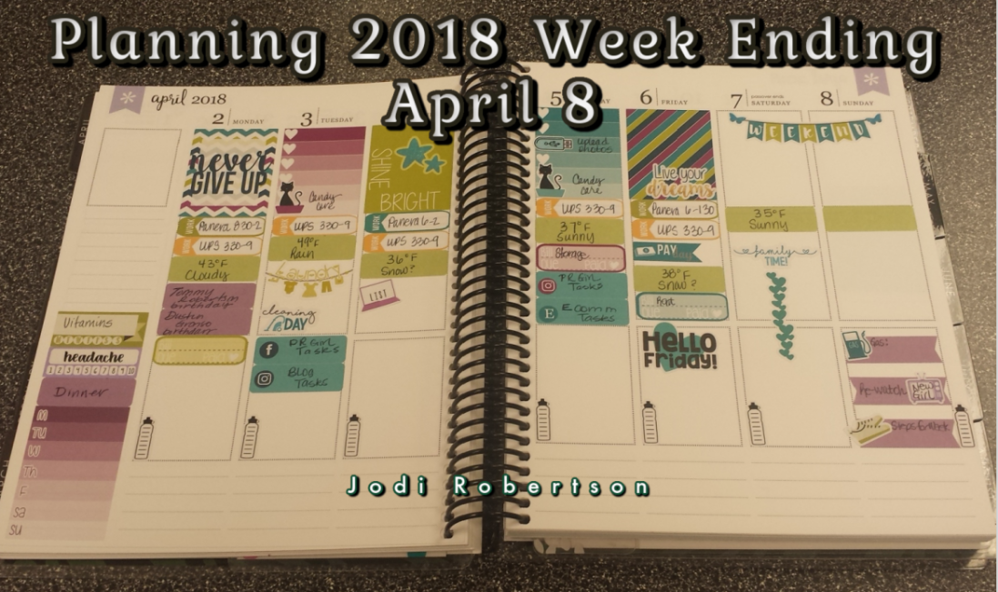 Erin Condren Planning 2017 Week Ending September 10