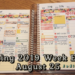 Planning 2019 Week Ending August 25