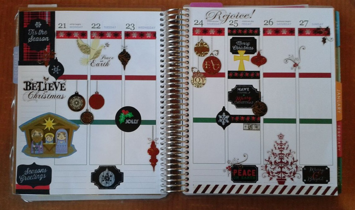 Planning 2015 Week Ending December 27