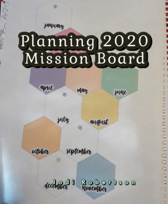 2020 Erin Condren Life Planner Setup Mission Board