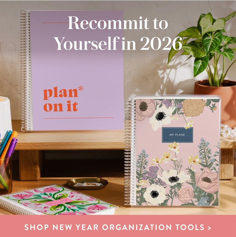 Erin Condren Organization Tools on Amazon