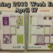 Erin Condren Planning 2016 Week Ending April 17