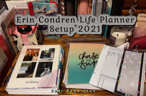 Erin Condren Life Planner Setup 2021