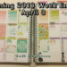 Planning 2016 Week Ending April 3