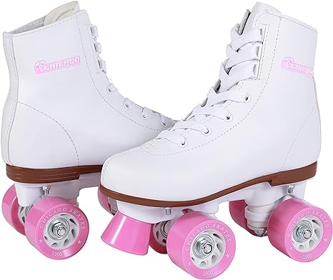 Chicago Skates Girls Rink Roller Skate - White Youth Quad Skates