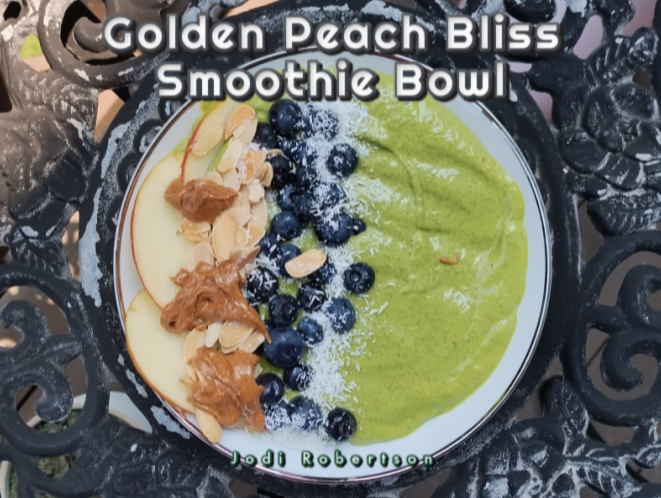 Golden Peach Bliss Smoothie Bowl