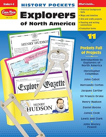 History Pockets, Explorers of North America, Grades 4-6