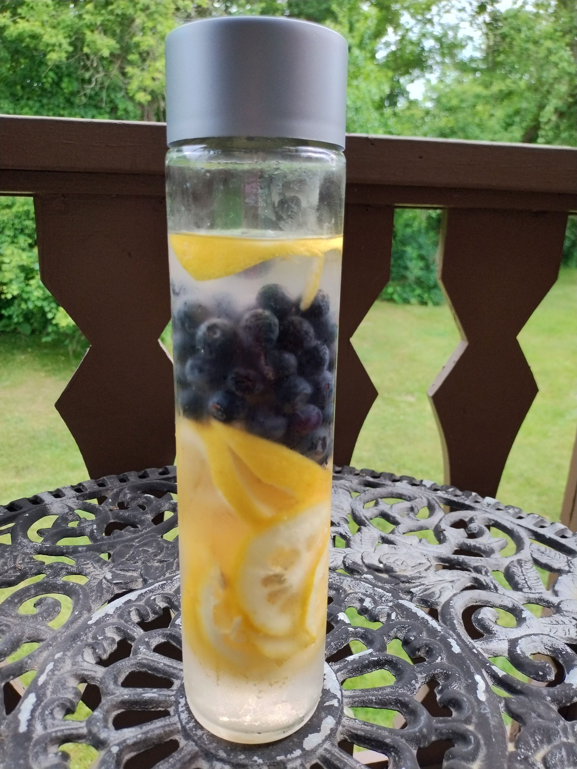 Lemon Blueberry Infused Water