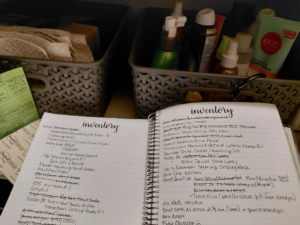 Linen Closet Inventory