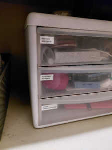 Linen Closet drawers