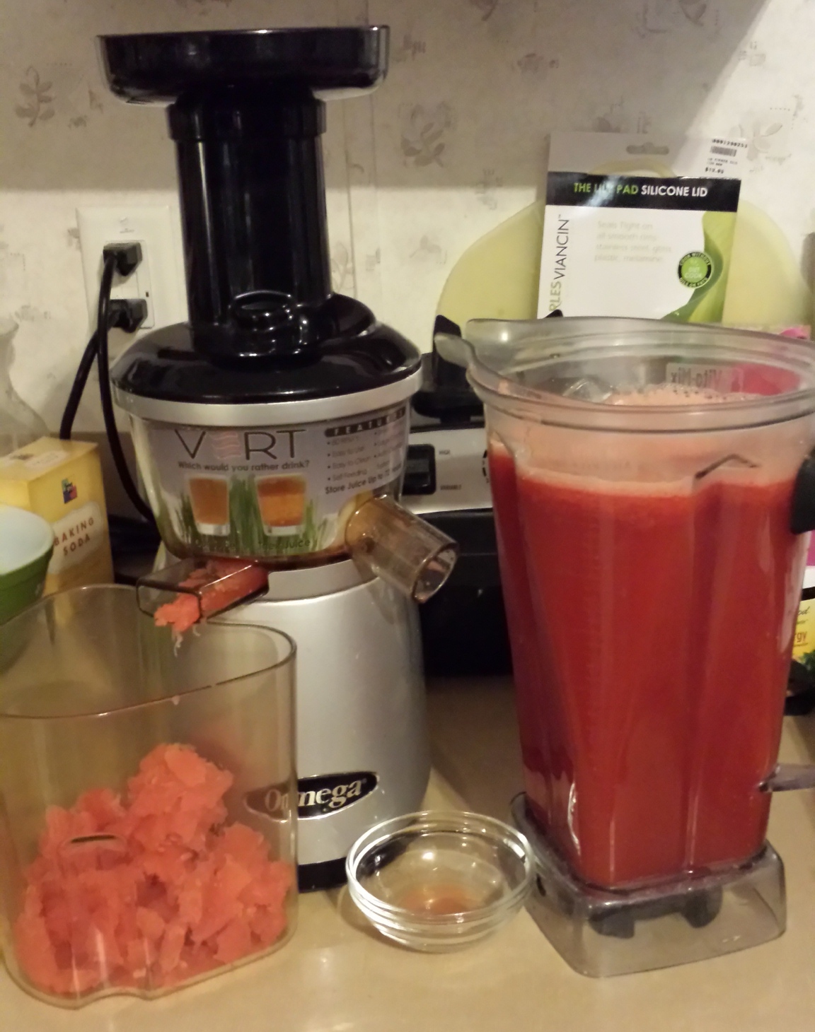 Making Watermelon Juice