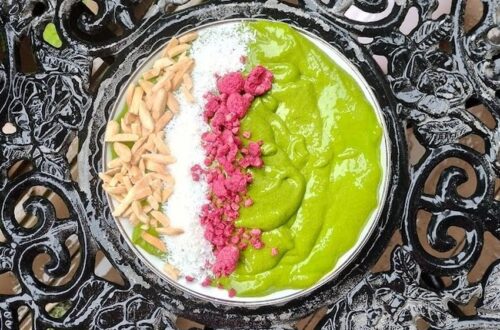 Mango Green Smoothie Bowl