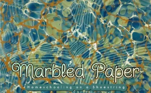 Marbled Paper Craft