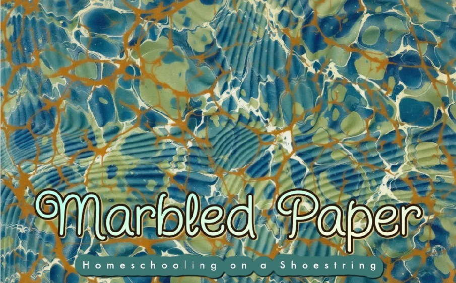 Marbled Paper Craft