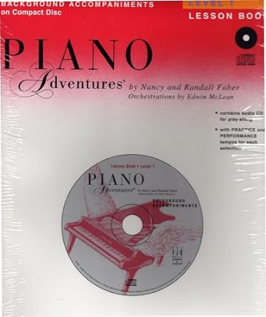 Piano Adventures Lesson Book Accompaniment CD (Level 1), by Nancy and Randall Faber with Edwin McLean